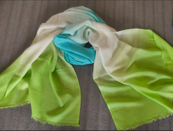 Silk wool scarf